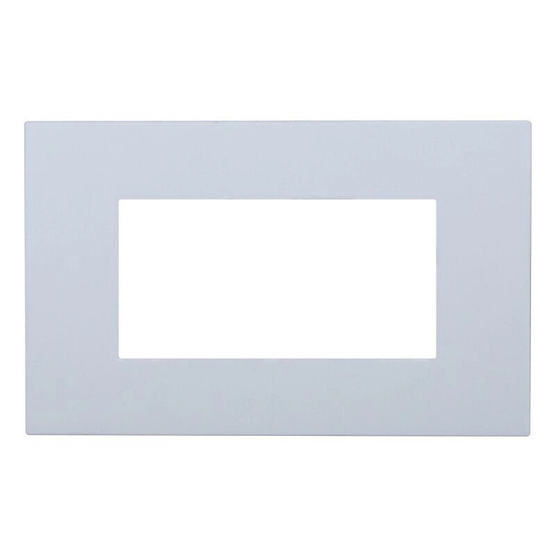 Placca Plastica Serie Venus 4P Colore Bianco Compatibile Con Vimar Arke