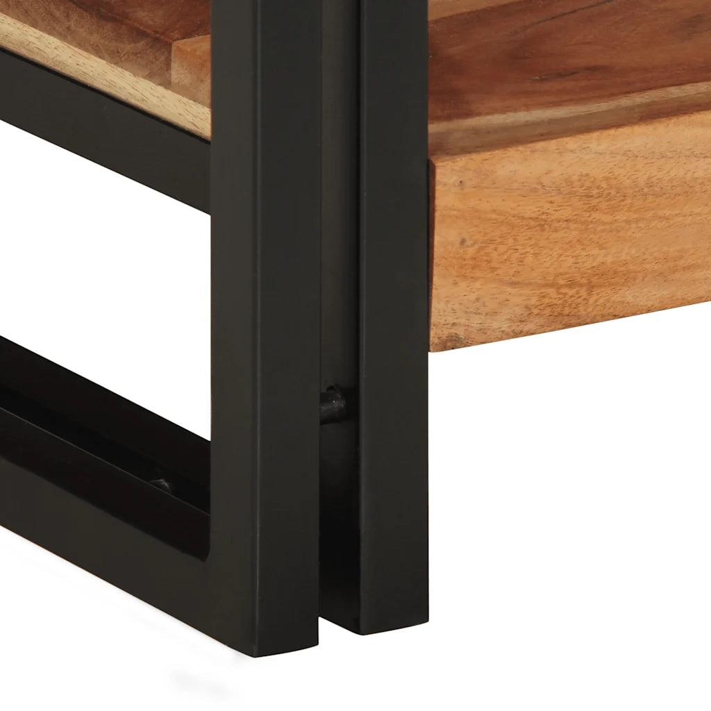Tavolino da Salotto 90x50x38 cm Legno Massello di Acacia 4102716