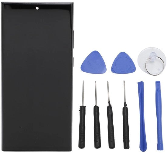Schermo LCD Originale per S23 Ultra - Schermo LCD TFT - Digitizzatore Touchscreen - Kit di Riparazione - Ispezione Professionale - Risoluzione Problemi - Schermo del Telefono
