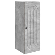 Mobiletto a muro Grigio Cemento 33 x 34,5 x 90 cm