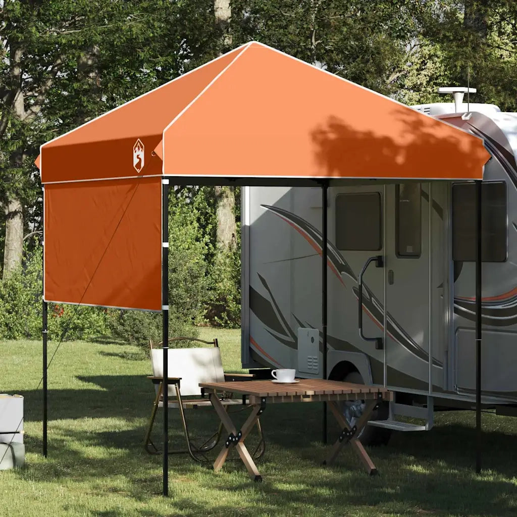 Tenda Gazebo Arancione 194 x 194 x 251 cm Tessuto 42007376