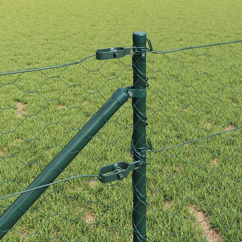 Palo della recinzione Verde 50 x 0,8 m (maglia da 50 mm)