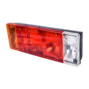Lampada stop posteriore per camion con molla di ritorno, 12V, DSP-16, 404x141x76 mm, Breckner Germany