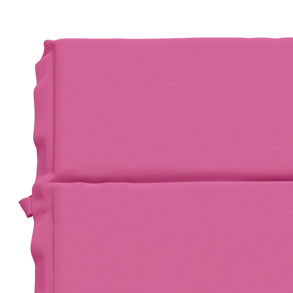 Cuscino per Lettino GEMERT 100% Poliestere Rosa 200 x 50 x 3 cm 948466