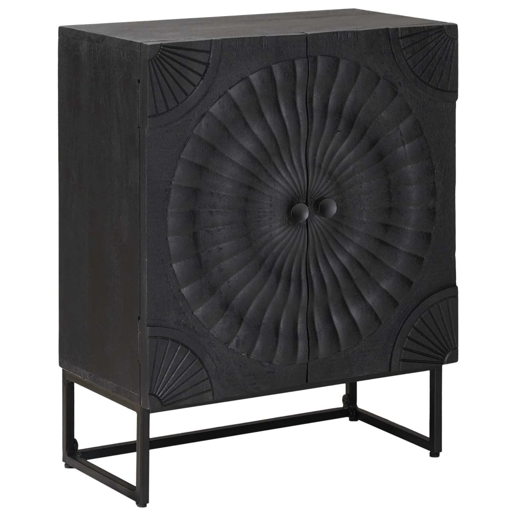 Credenza | Madia | Buffet da pranzo | Armadio da pranzo Nero 55 x 30 x 70 cm