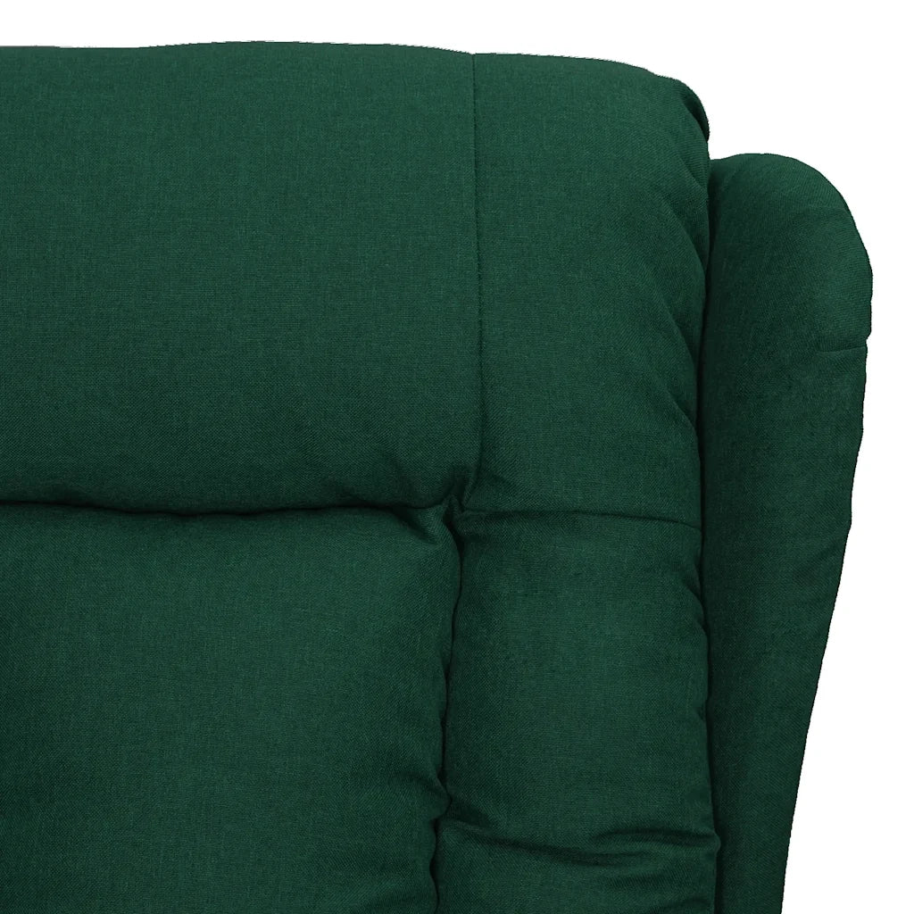 Poltrona Elettrica Massaggiante Verde Scuro in Tessuto cod mxl 60369