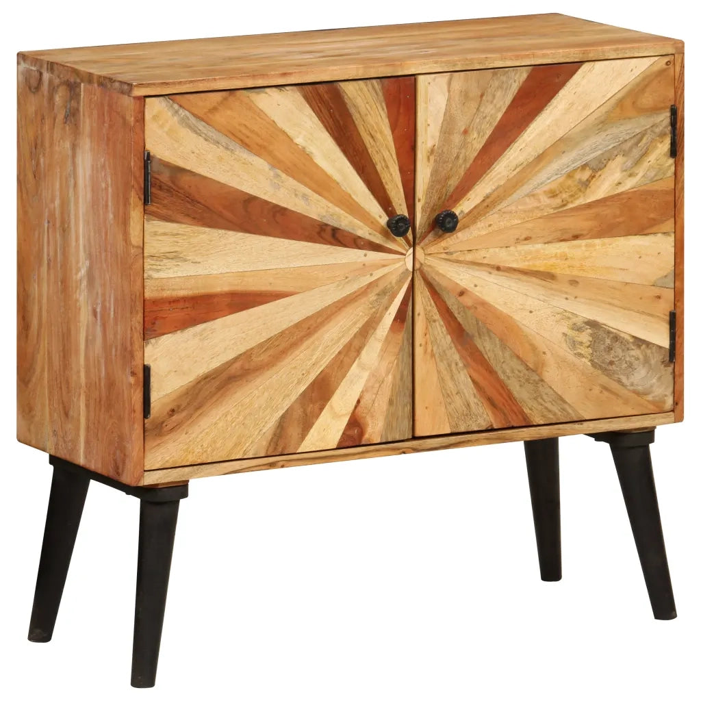Credenza-Buffet-Armadio da cucina in Legno Massello di Mango 85x30x75 cm 204842