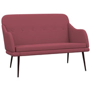 Panca/panca 110 x 76 x 80 cm tessuto rosso bordeaux 02_0010509
