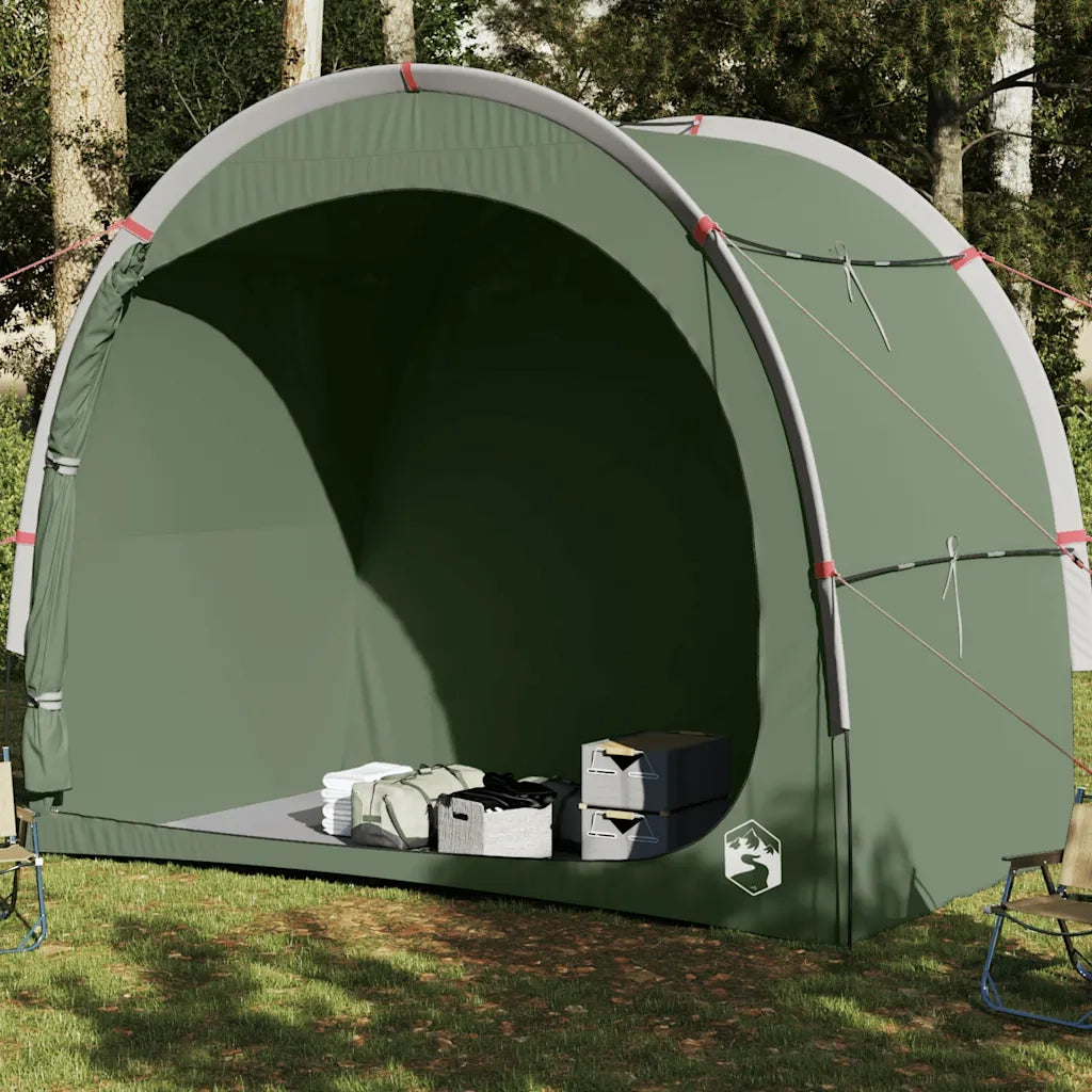 Tenda Portaoggetti-Tenda deposito da esterno Verde Impermeabile 828255