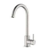 Miscelatore lavello bocca alta girevole acciaio spazzolato con risparmio acqua - serie Colorado