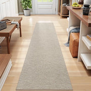 Tappeto per pavimento, asciugabile, copertura antiscivolo per cucina, assorbente, duraturo e antistatico, per ingresso, cucina, soggiorno, 43x200cm, beige