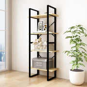 Libreria a 4 Ripiani 60x30x140 cm in Legno Massello di Pino 806442