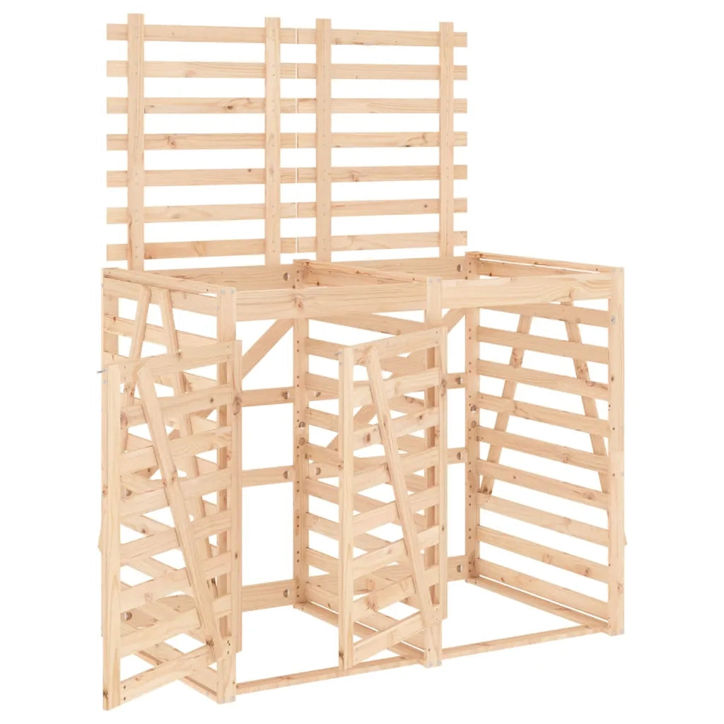 Copribidone Doppio in Legno Massello di Pinocod mxl 126678
