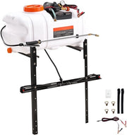 Puntspuit ATV, 60 L/15,9 Gal, pomp 12 V, spout boom regolabile, 1,9 GPM, 0 - 72 PSI regolabile, 6,1 m tubo, Bianco