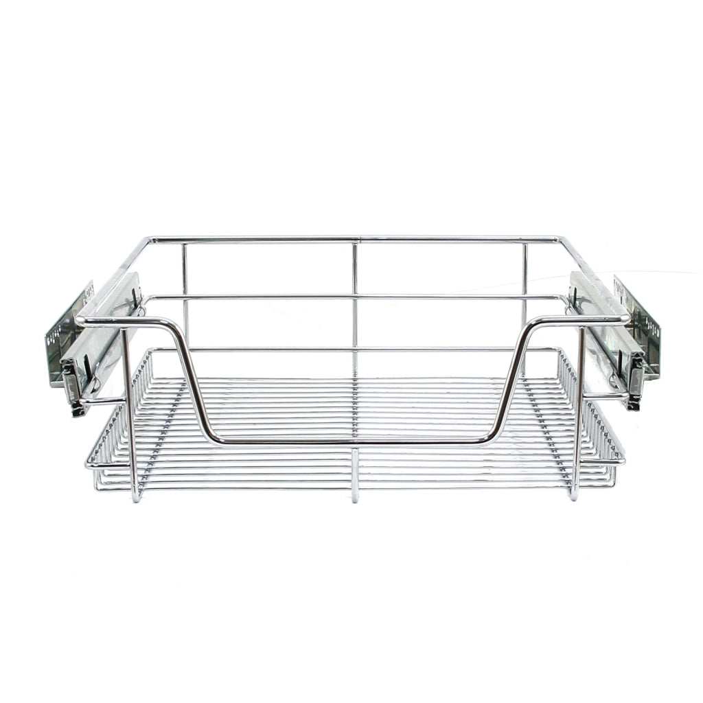 Tirare Fuori Cestini in Acciaio da Cucina Cestelli Organizzazione Credenza 50cm