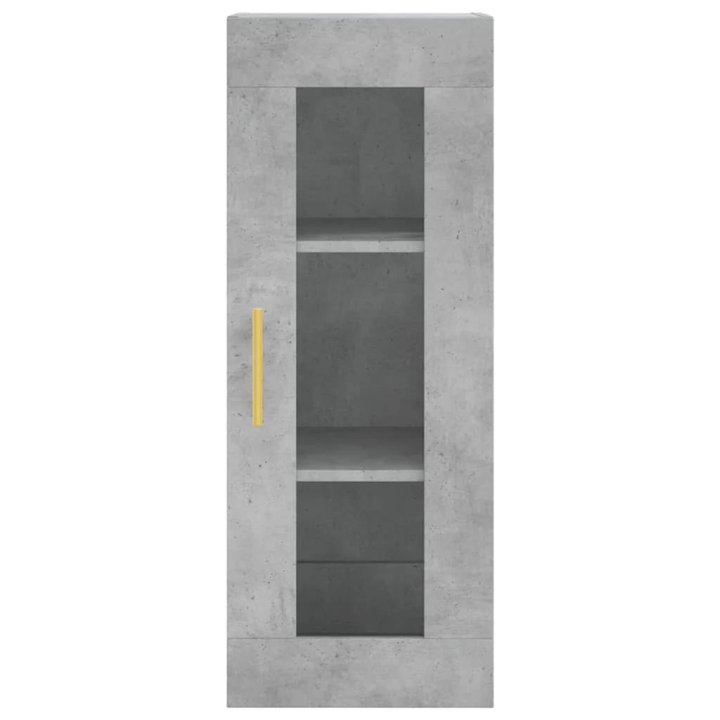 Buffet credenza cassettiera armadio mobile contenitore organizer cucina soggiorno salotto alto 34,5 x 34 x 180 cm legno ingegnerizzato grigio 02_0034411