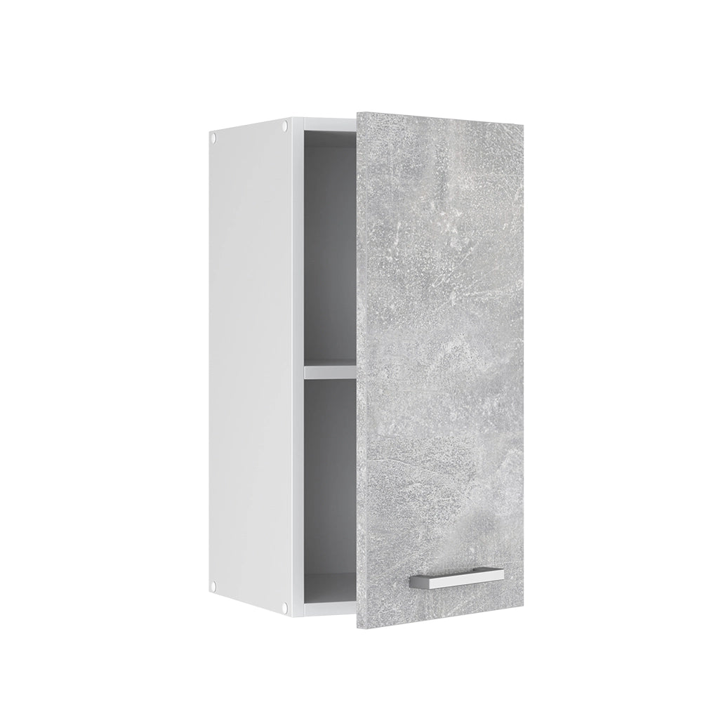 Pensile da cucina R-Line Calcestruzzo/Bianco 30 cm Vicco