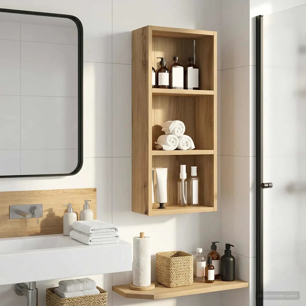 Armadio da bagno a muro Rovere Artigianale 30 x 14 x 70 cm