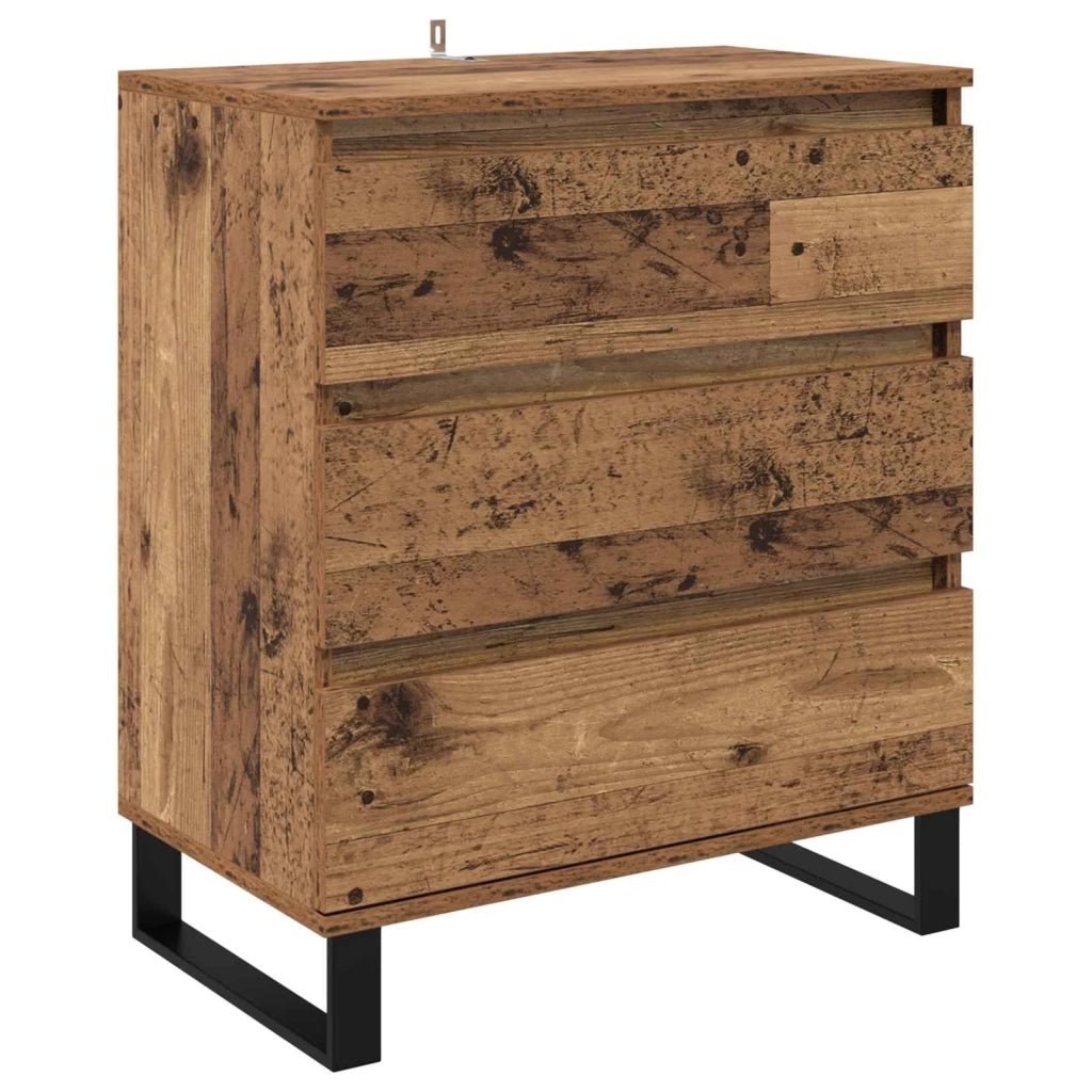 Credenza | Madia | Buffet da pranzo | Armadio da pranzo Legno vecchio 60 x 35 x 70 cm Legno multistrato