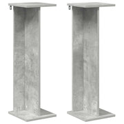 Supporto per piante | Sostegno per piante 2 pz Grigio Cemento 25 x 25,5 x 80,5 cm