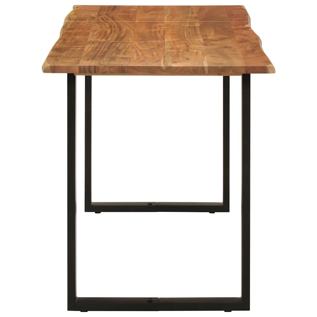 Tavolo da Pranzo 140x70x76 cm in Legno Massello di Acaciacod mxl 97103