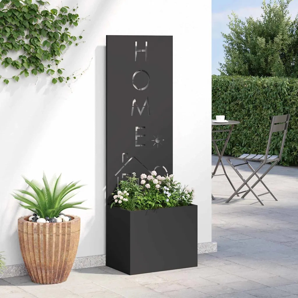 Schermo per privacy in giardino Traforo Nero 50 x 150 cm CFW8863981
