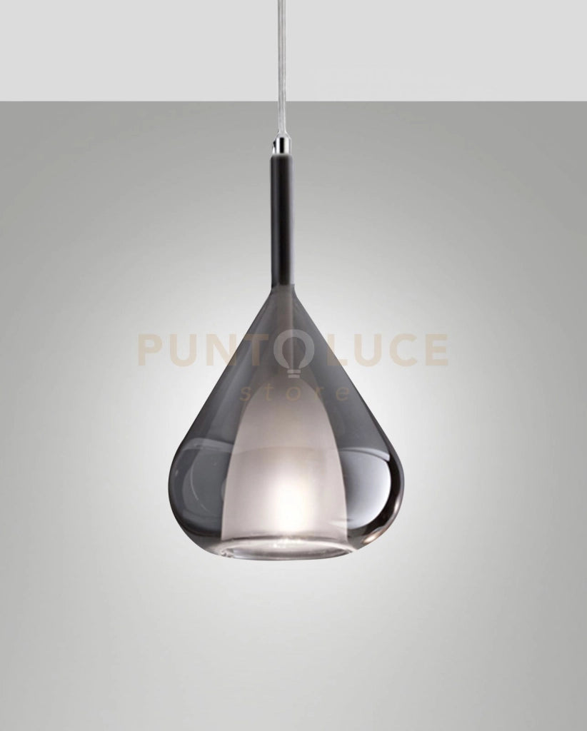 EDISON  3481-59-126 VETRO FUME' PICCOLO COMPLETO DI CAVO X KIT LUCI
