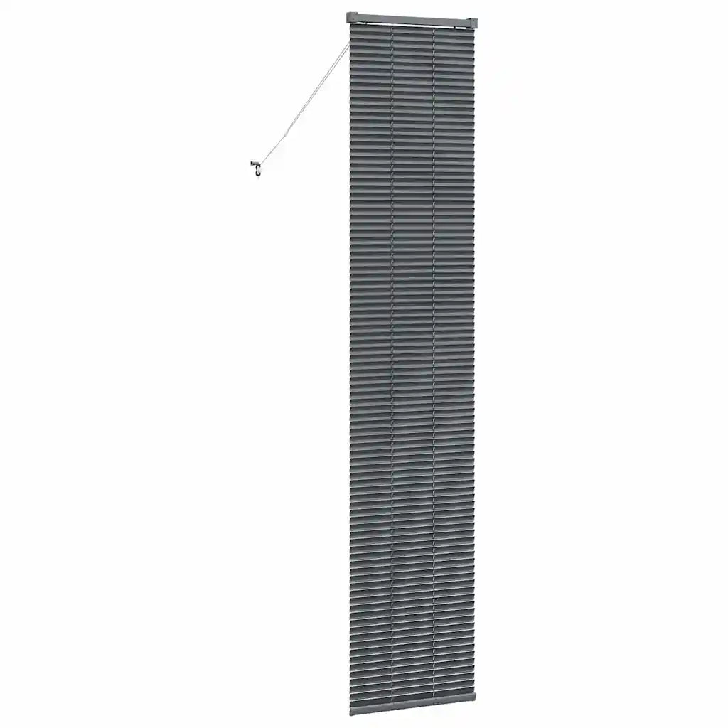 Tendaggi a veneziana Grigio scuro 220 x 45 cm Alluminio 42006086