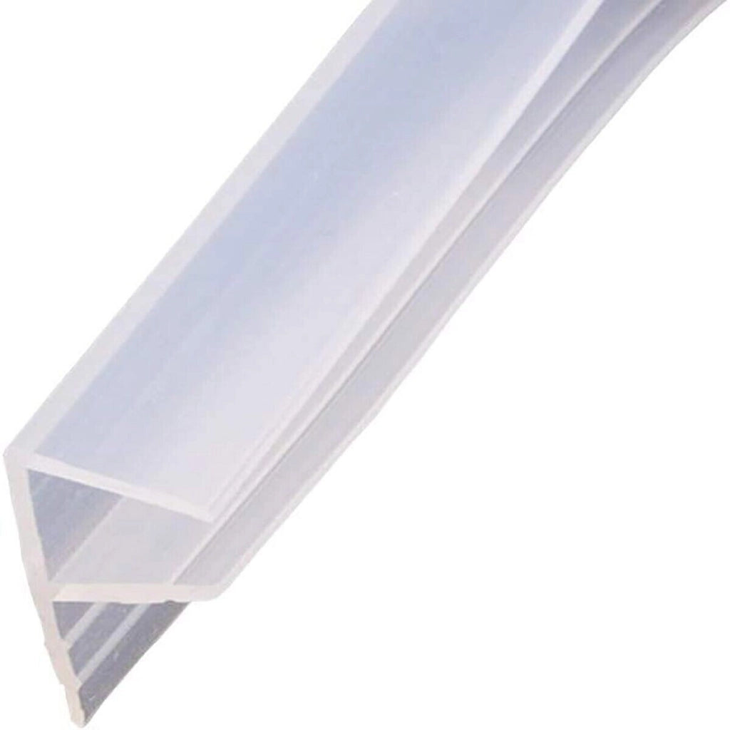 GUARNIZIONE BOX DOCCIA PROFILO F RICAMBIO SILICONE TRASPARENTE 6MM 2MT 74234