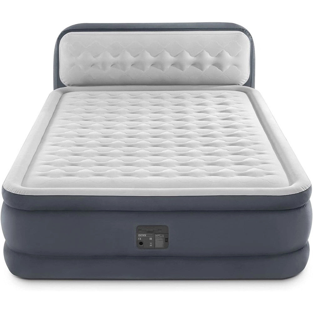 Trade Shop - Materasso Dura-beam Con Schienale Tecnologia Fiber Tech Pompa Incorporata Blu Navy -