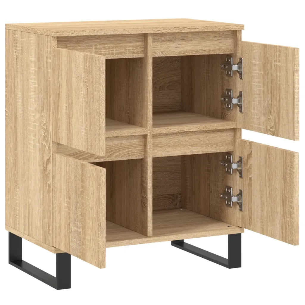 Credenza Rovere Sonoma 60x35x70 cm in Legno Multistrato 831223