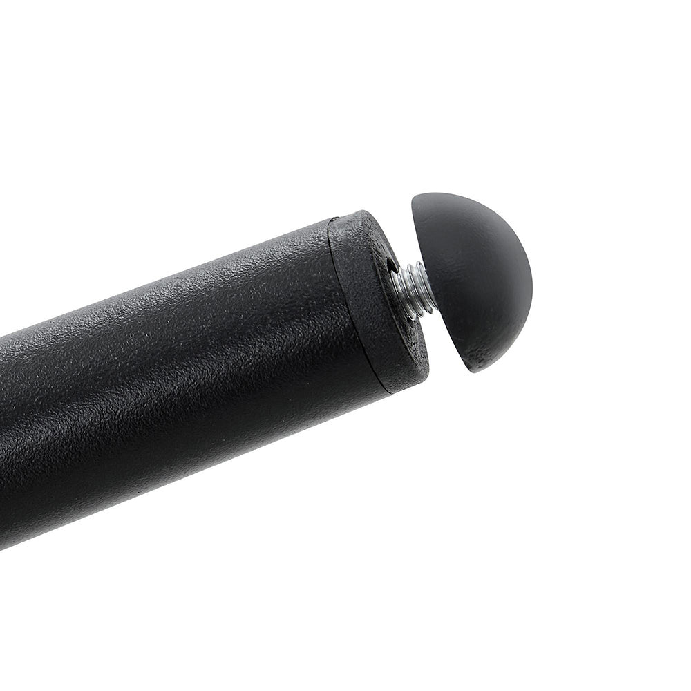 Set 2 sedie da pranzo - Xylo - velluto crema gambe nere