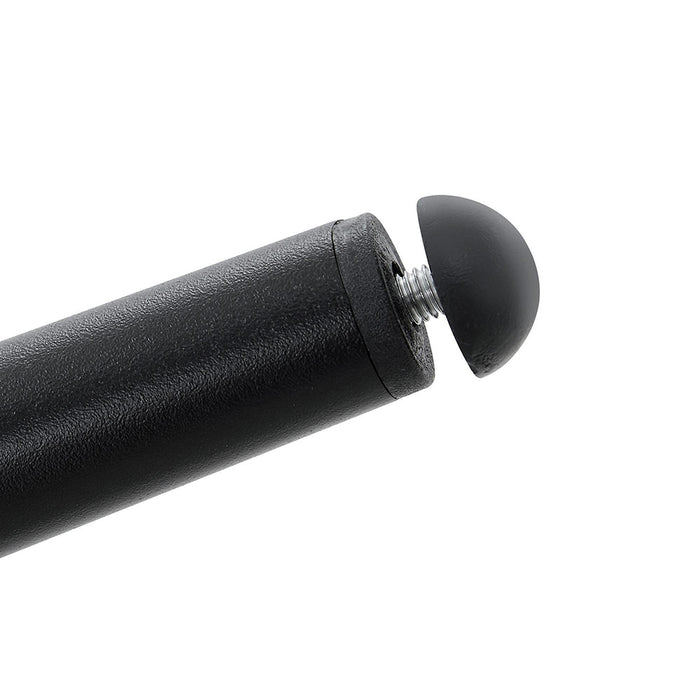 Set 2 sedie da pranzo - Xylo - velluto crema gambe nere