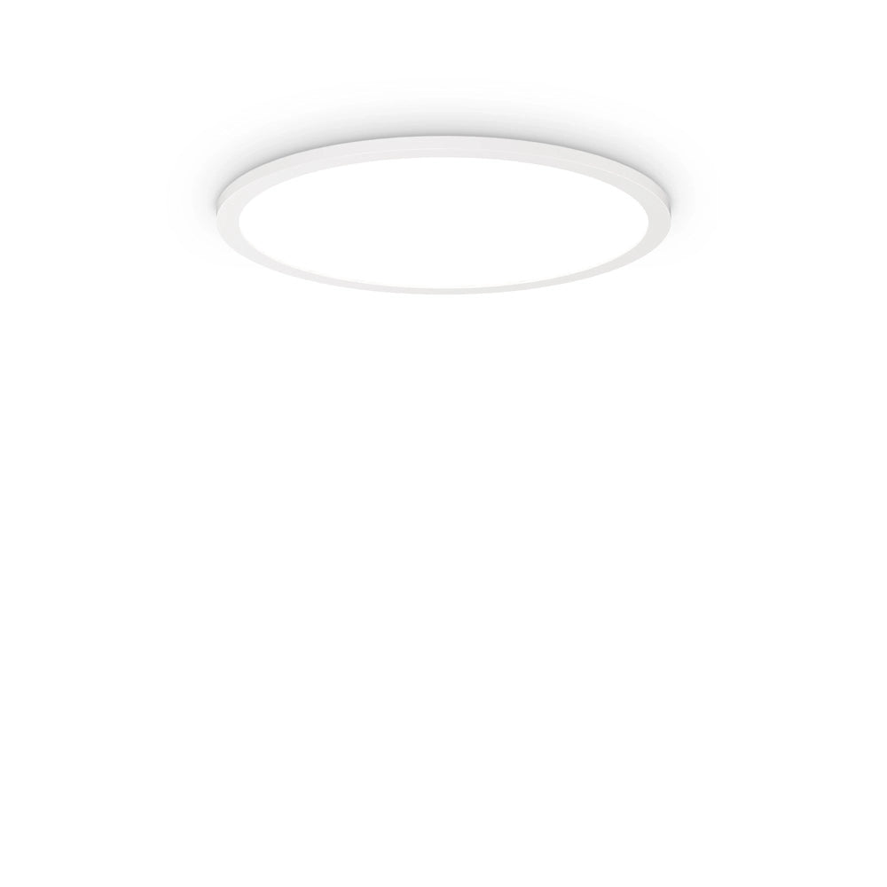 Plafoniera Moderna Fly Slim Alluminio-Plastiche Bianco Led 26W 4000K D45Cm