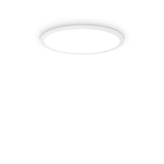 Plafoniera Moderna Fly Slim Alluminio-Plastiche Bianco Led 26W 4000K D45Cm