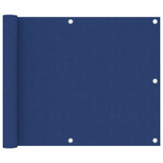 Schermo per balcone schermo per la privacy blu 75 x 600 cm tessuto Oxford 02_0010104