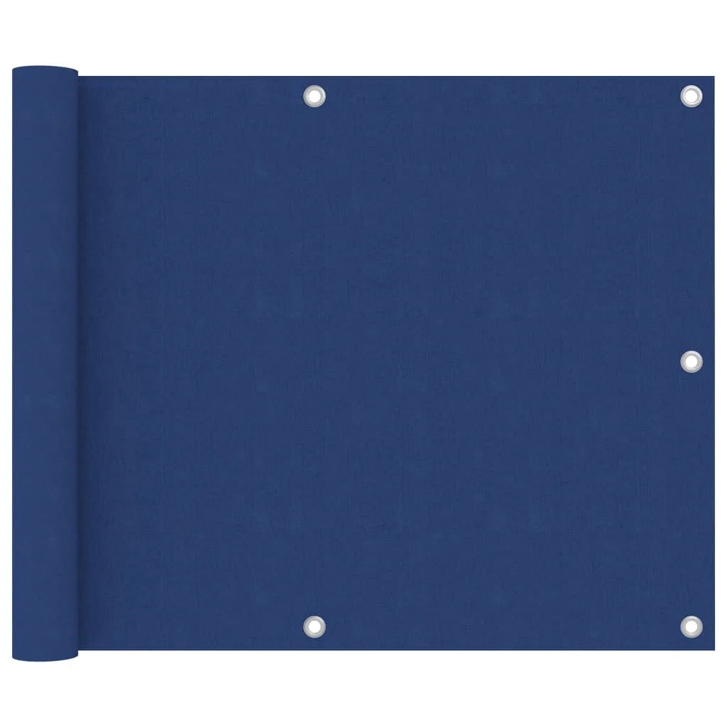 Schermo per balcone schermo per la privacy blu 75 x 600 cm tessuto Oxford 02_0010104