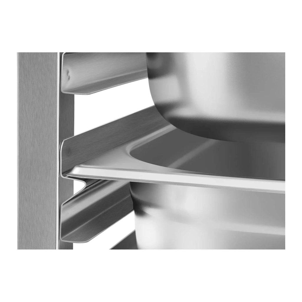Carrello portavassoi GN professionale a 7 guide acciaio inox 14_0005062