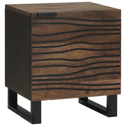 Armadio da Notte Noce 40 x 33 x 46 cm Legno massello di acacia 4018004