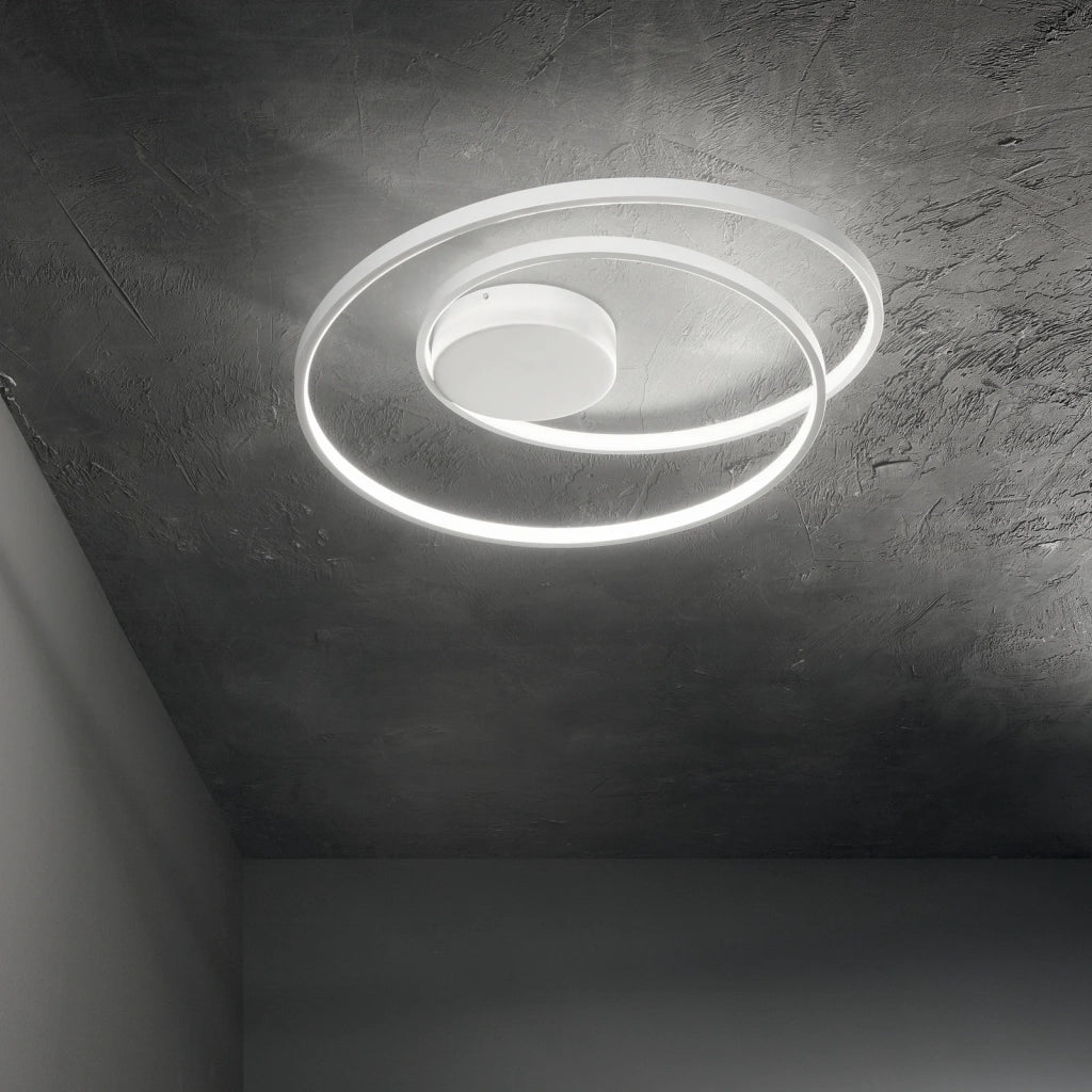 Lampada a soffitto Collezione OZ LED 38W luce calda 3000K bianco Ideal Lux