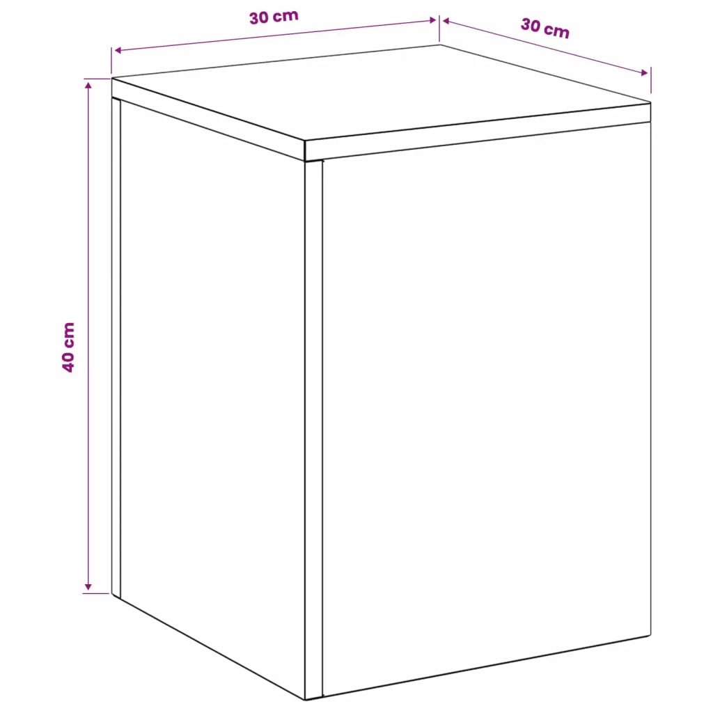 Supporto per piante 2 pcs Argento 30 x 30 x 40 cm Acciaio 8012469
