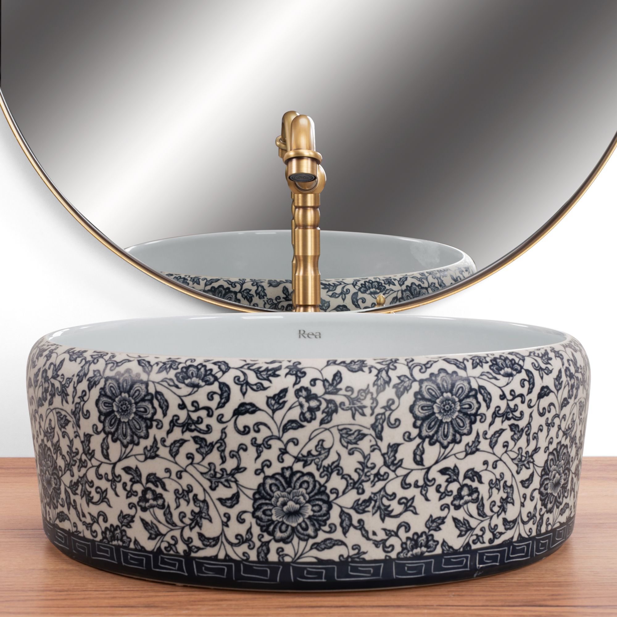 Lavabo Da Appoggio Rea Florisa