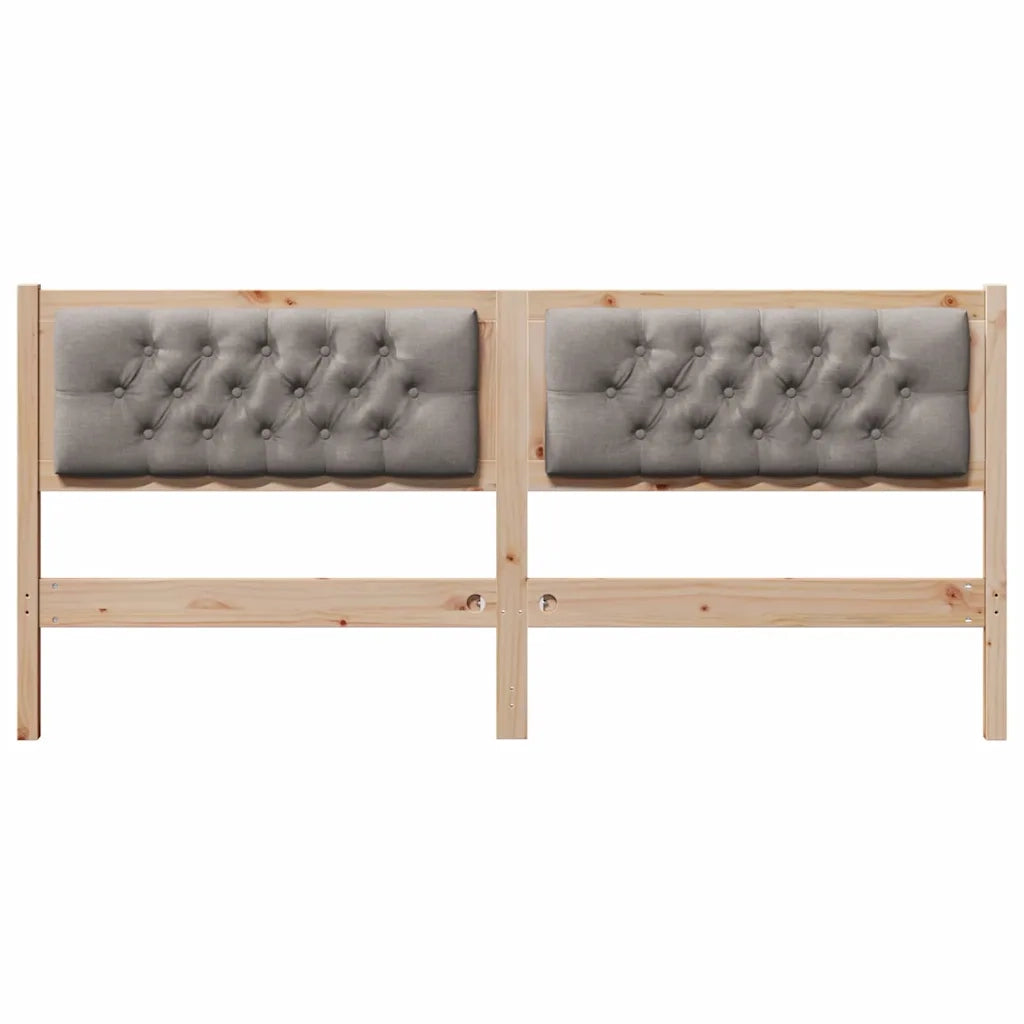 Testiera | Testata Altro Marrone e taupe 180 cm Legno di pino massello