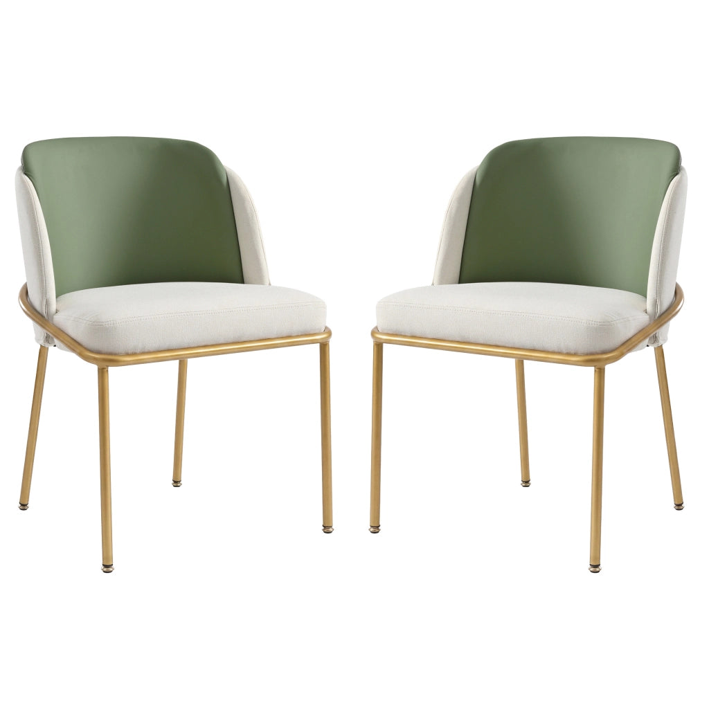 Sedia da pranzo 59.99x57.15x52.71 cm con piedini regolabili in metallo e legno beige