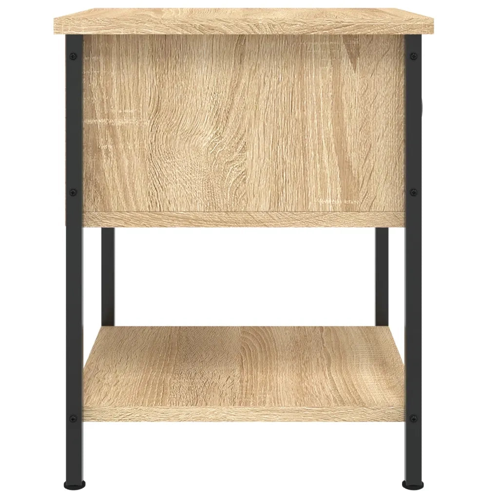 Comodini 2 pz Rovere Sonoma 34x35,5x45 cm in Legno Multistrato 825856