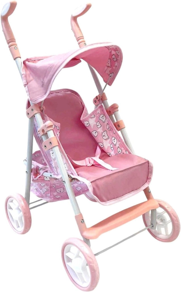 Passeggino Per Bambole Reborn, Passeggino Per Bambole 2 Anni, Carrozzina Per Bambole Rosa Modello 2025 Misure 54x 34,5 x