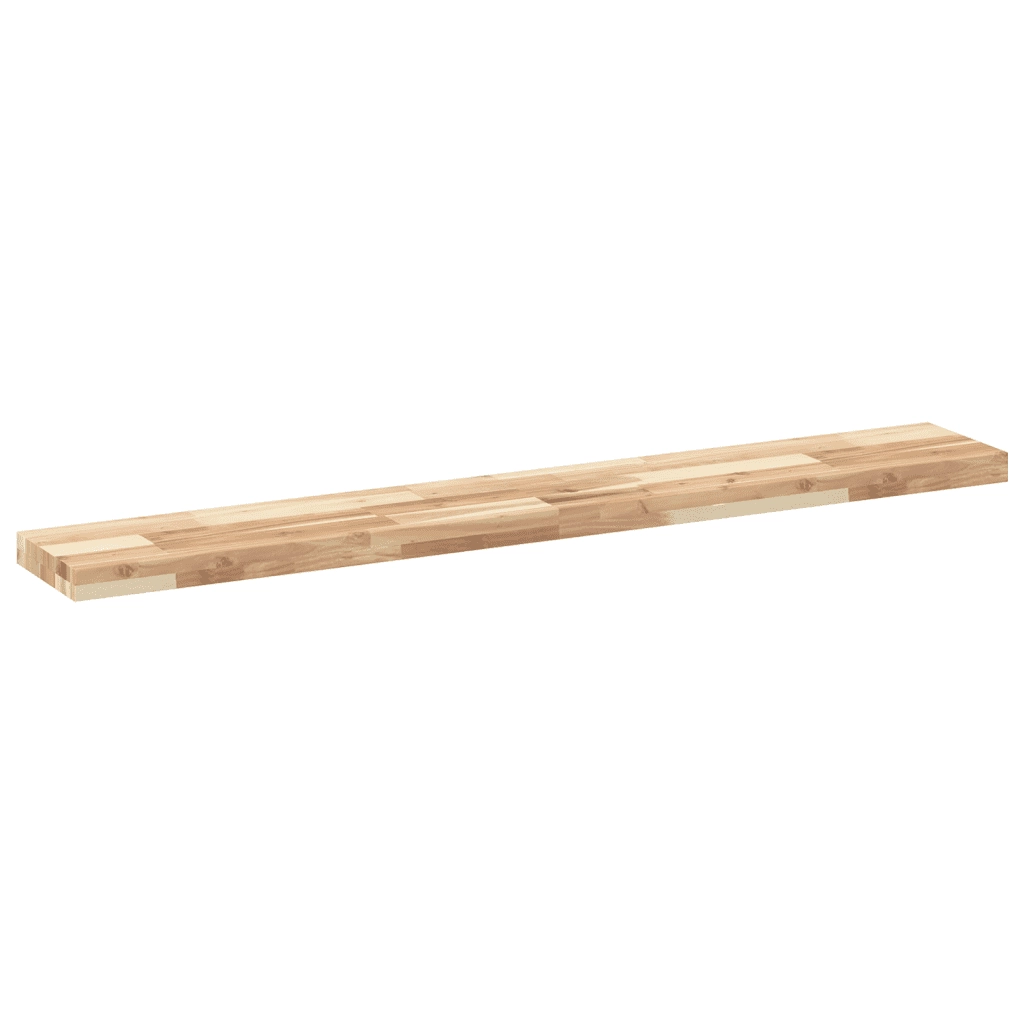 Piano per Tavolo 120x20x4cm Rettangolare Legno Massello Acacia