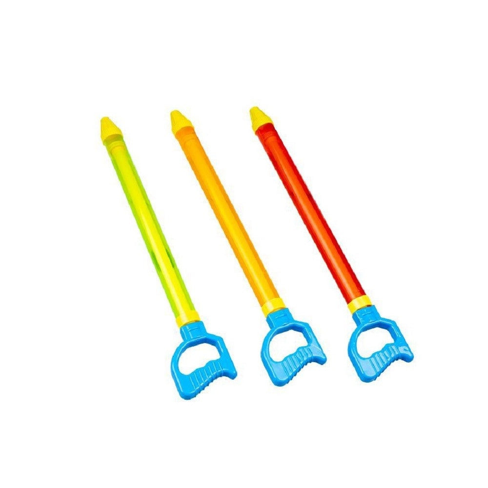 Trade Shop - Tubo Spara Acqua 46cm Gioco Mare Per Bambini Con Maniglia 3 Colori Ass 6560016 -