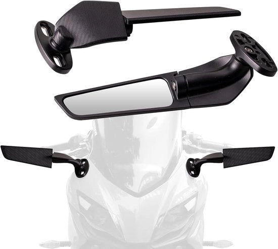 Specchietti retrovisori universali per motocicletta - Spieghi a rotazione 360° stealth per ATV
