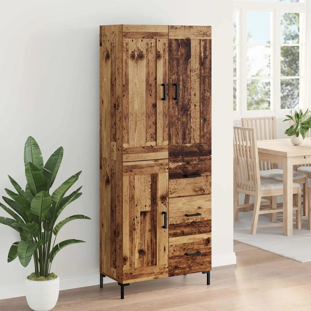 Credenza con cassetto 2 pcs Legno vecchio Legno multistrato 3415700